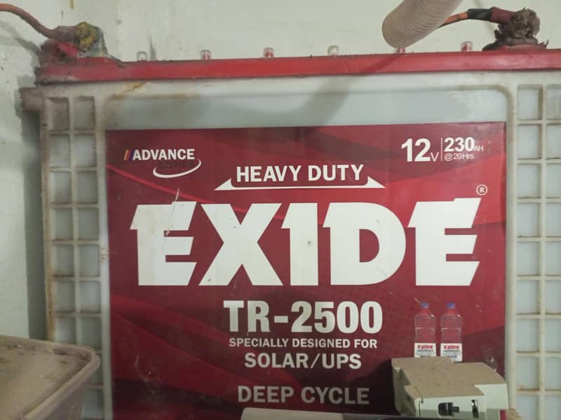 TX-2500 Exide Tall tublar battery with good backup

                                                            alt=