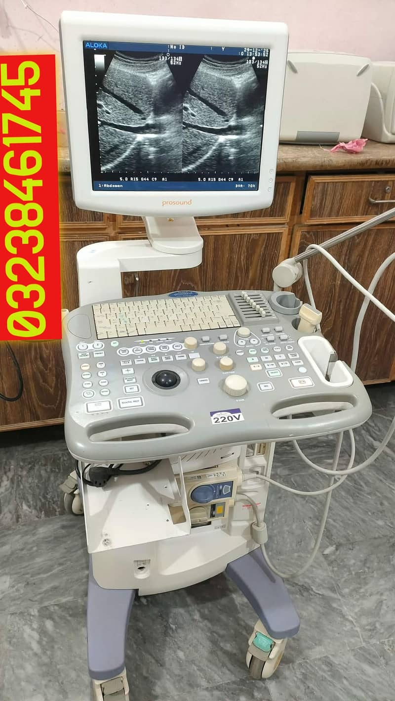 Aloka prosound 3500 (LCD) japanese colour Doppler ultrasound machine

                                                            alt=
