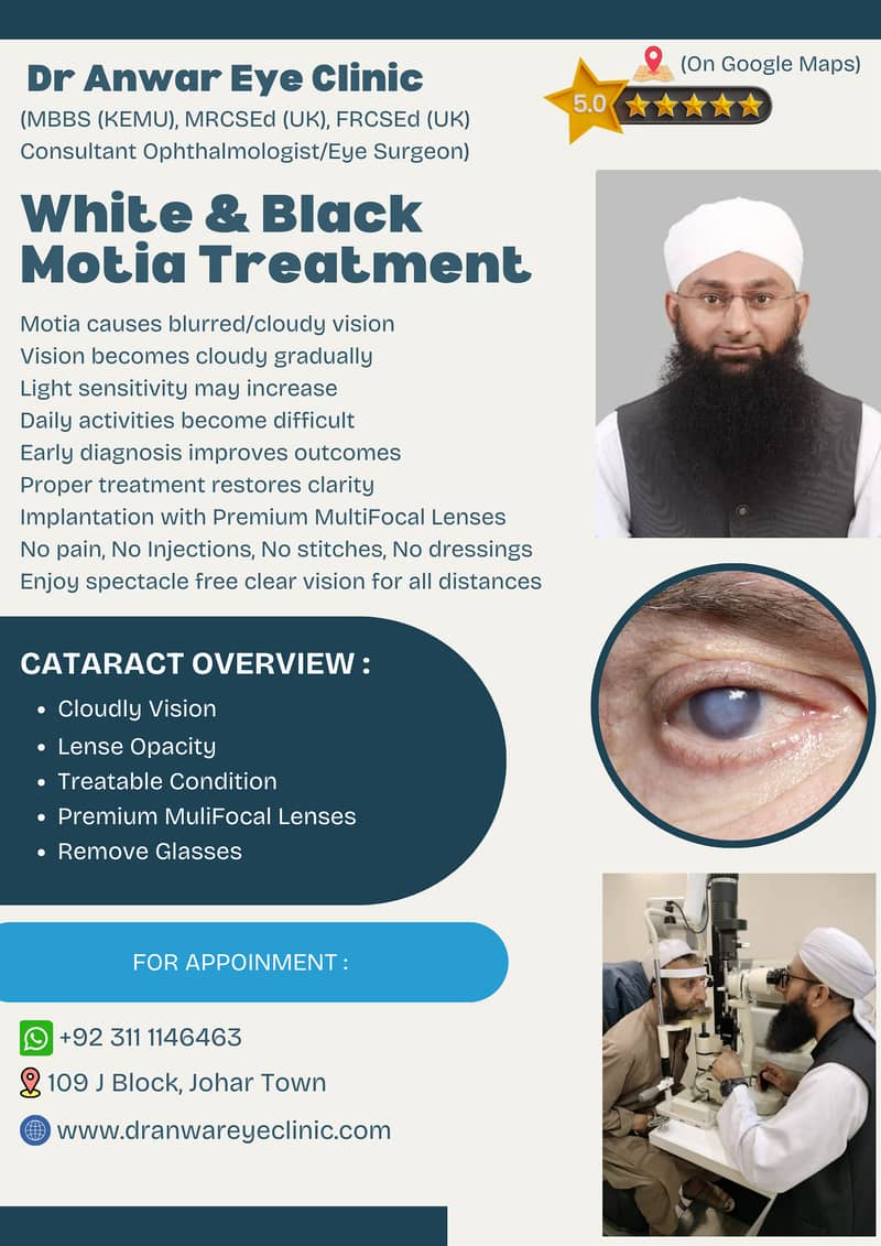 Expert Eye Care in Johar Town / White & Black Cataract Treatment

                                                            alt=