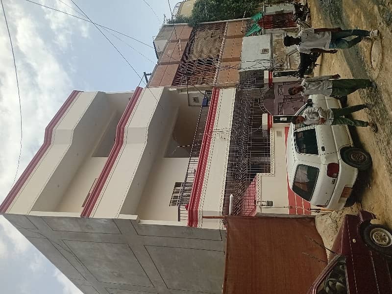 House For Urgent Sale North Karachi Sector 7 D 3 triple story Full Rcc west open

                                                            alt=