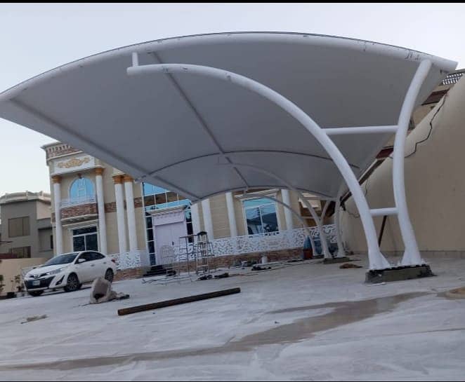 Wall mounted garage shade | Car Porch shed | Canopy | Pvc tensile

                                                            alt=