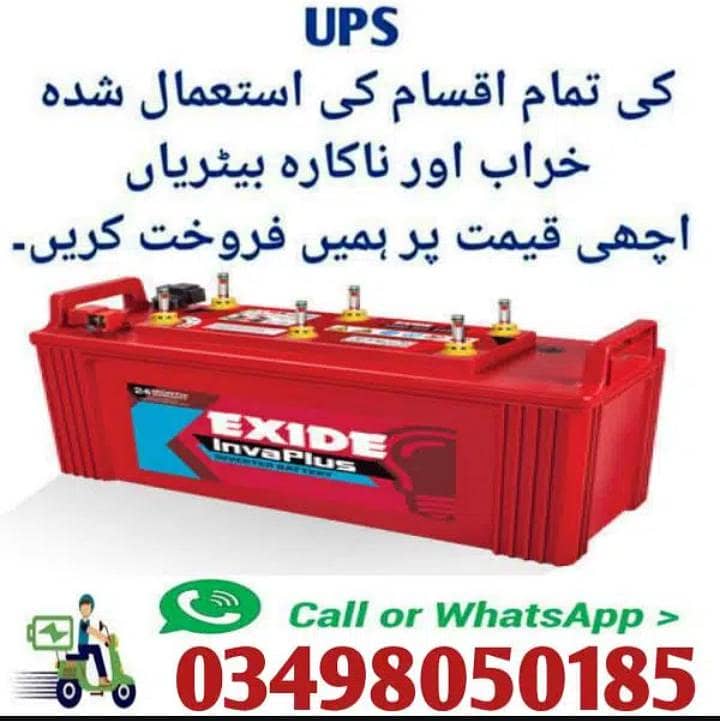 SALE YOUR OLD BATTERIES

                                                            alt=