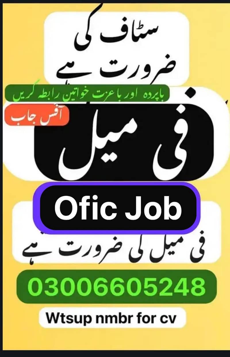 Social Media Marketing Office Job – Experts Required

                                                            alt=