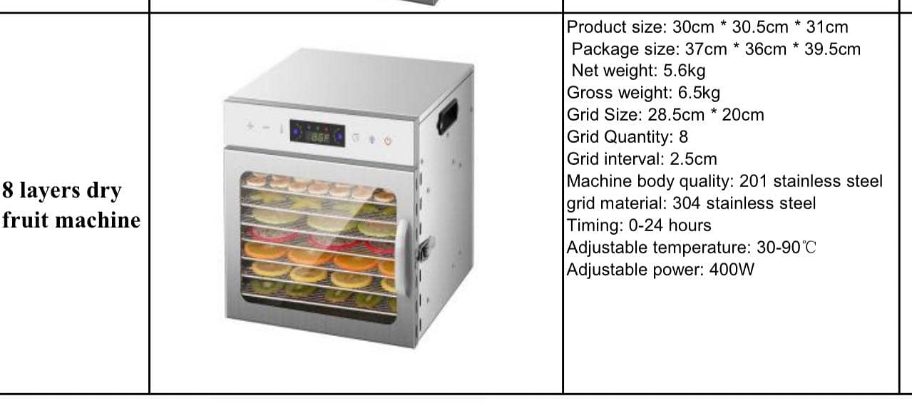 Food Dehydrator (Fruits and Vegetables Dehydrator )

                                                            alt=
