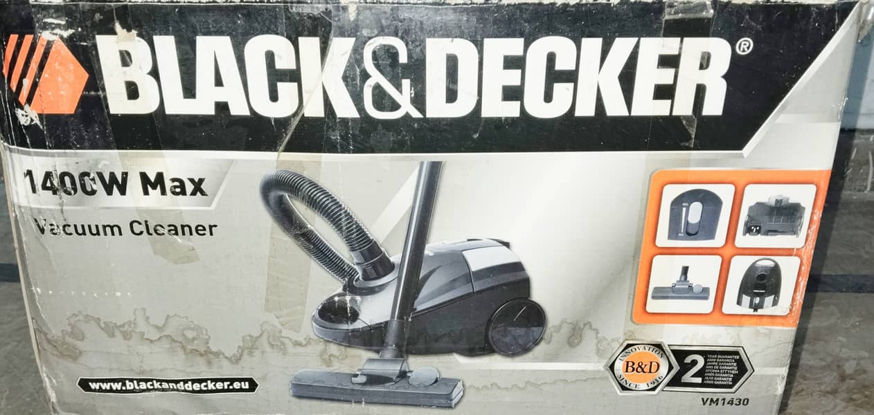 Black & Decker 1400W Vacuum Cleaner - Zabardast Conditio

                                                            alt=