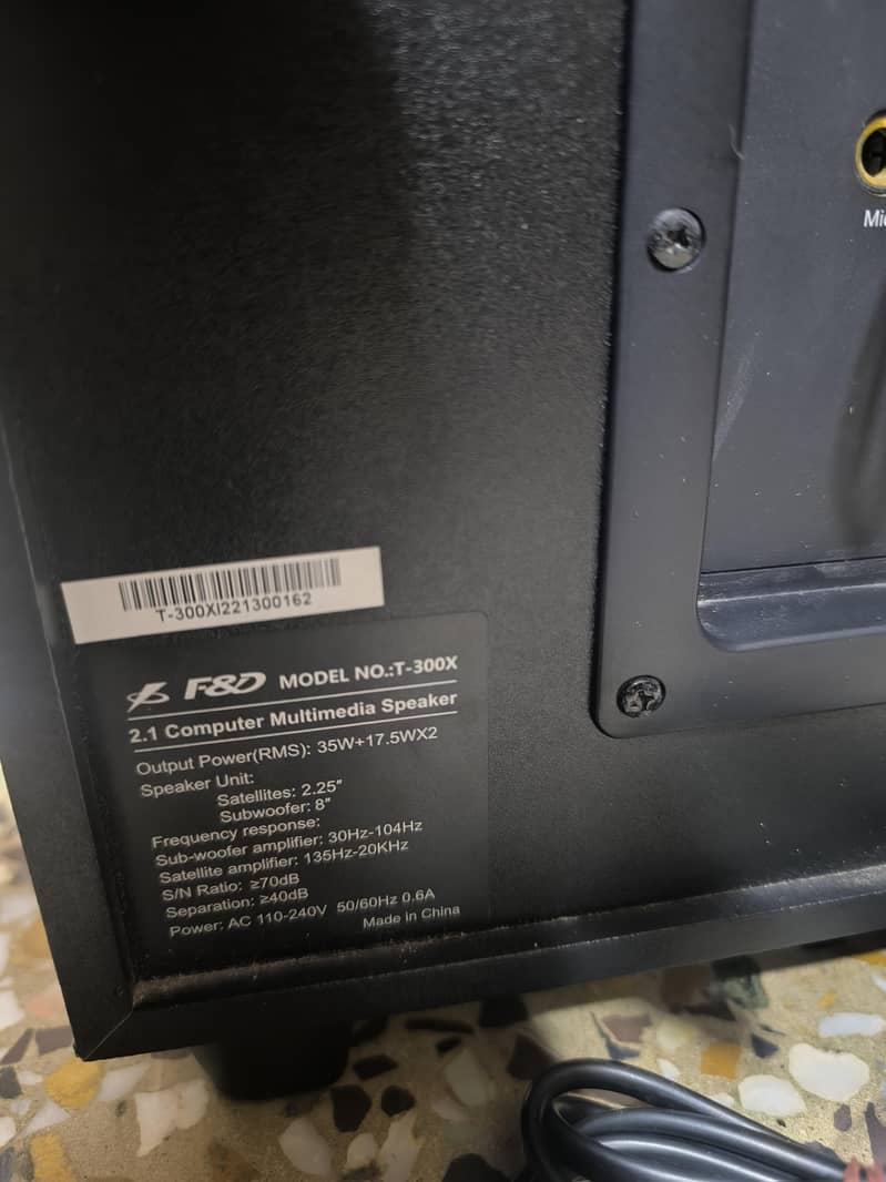 F&D Fenda T300X Multimedia Speakers – Powerful Bass

                                                            alt=