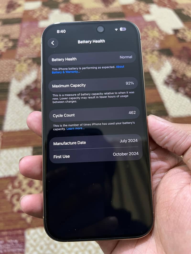 iPhone 16 Pro 128GB Desert Titanium | 10/10 Condition | 92% Battery

                                                            alt=