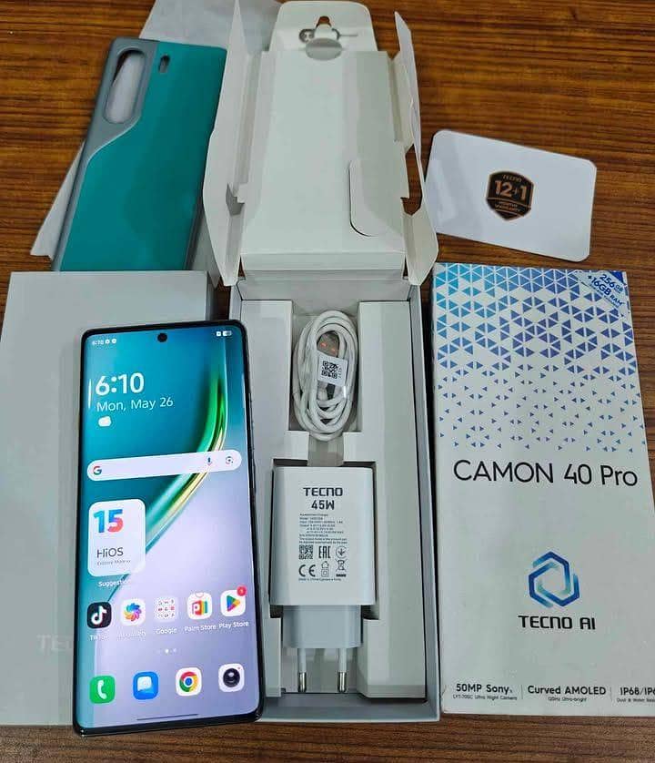 Tecno Camon 40 Pro 8 GB Ram 256 GB Memory Whatsapp Number 03281930081

                                                            alt=