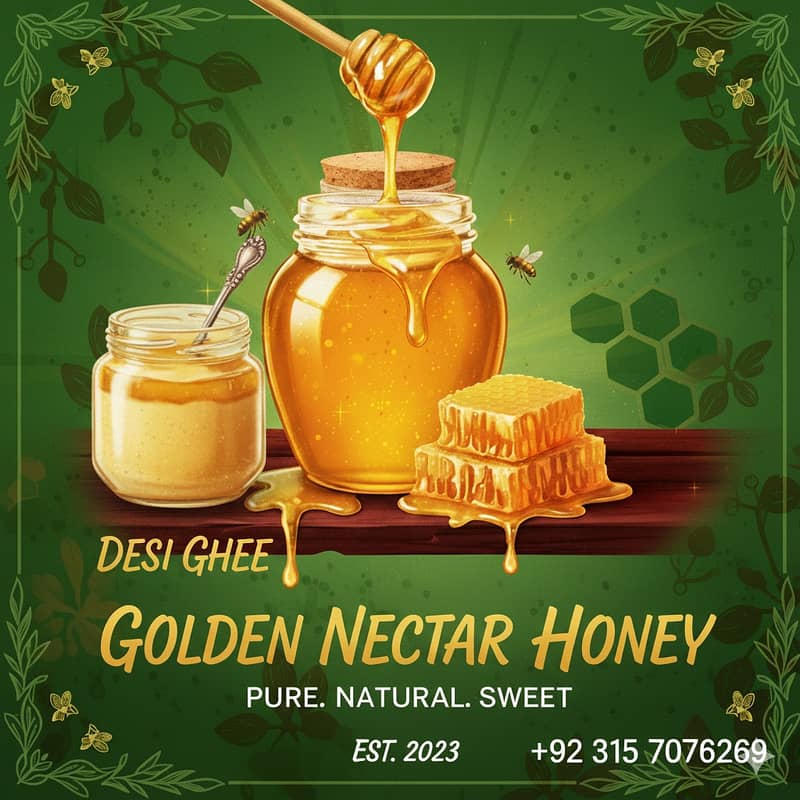 100% Pure Honey and Desi Ghee – Premium Quality

                                                            alt=