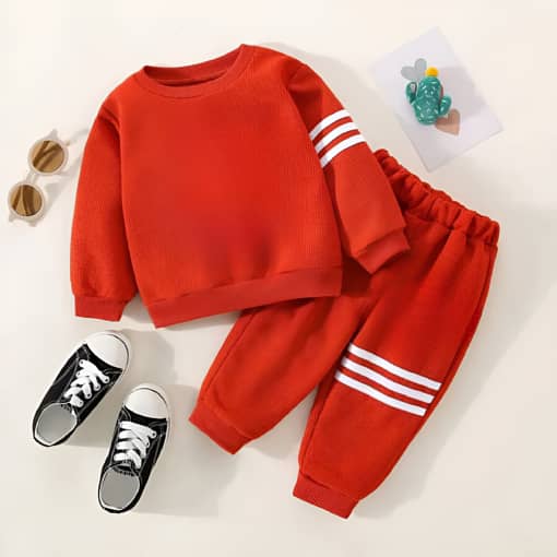 Best Baby Boy Red Stripe Fleece Tracksuit

                                                            alt=