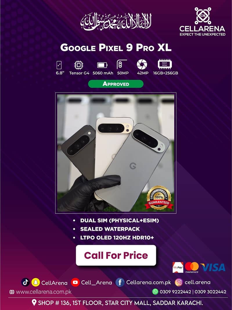 Google Pixel 9 Pro XL 9 Pro Pixel 9 Approved - CELLARENA

                                                            alt=