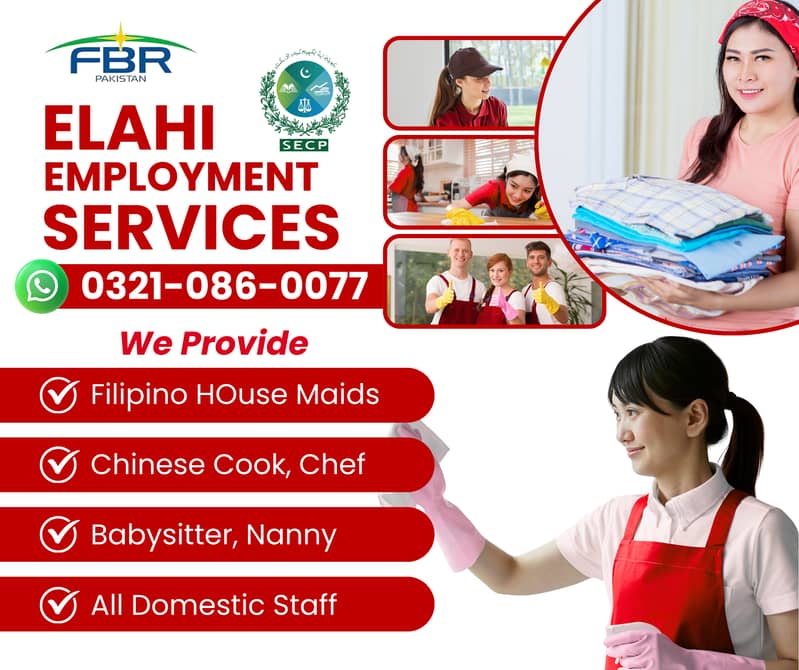 Maids / House Maids / cook / House chef / Baby Sitter maid available

                                                            alt=