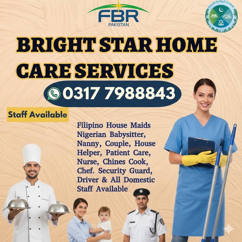 Maid / Babysitters / Patient Care Attendants / Driver / Cook / chef

                                                            alt=