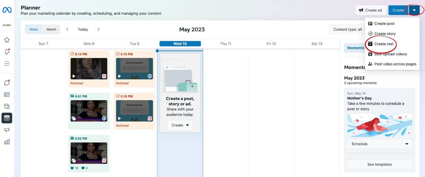 Facebook Content Uploading