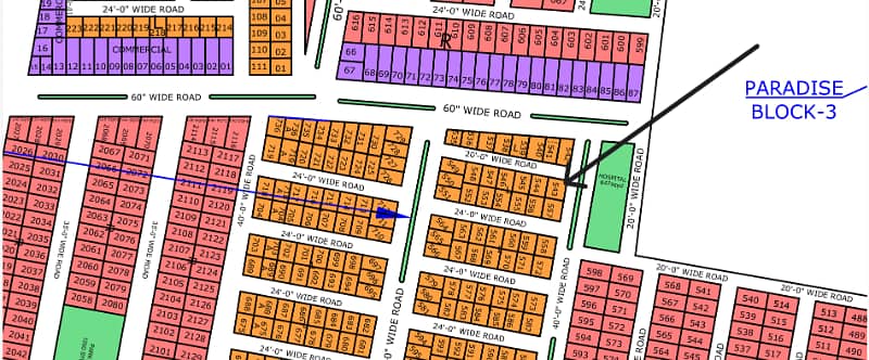 North Town Residency Phase 1 L-543 Executive Block 100 Yard Structure.

                                                            alt=