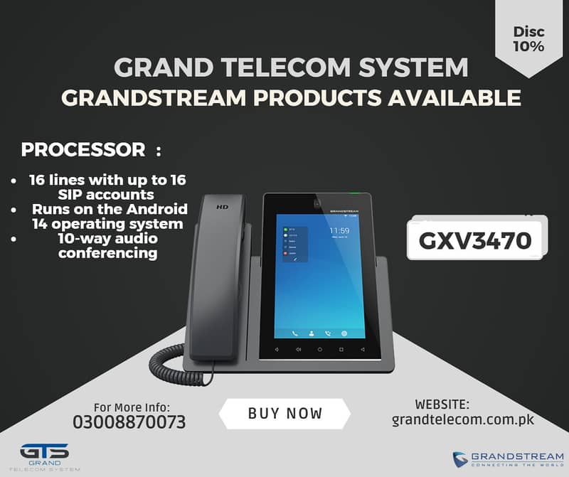 GXV3470 | Granstream | Ip phones

                                                            alt=