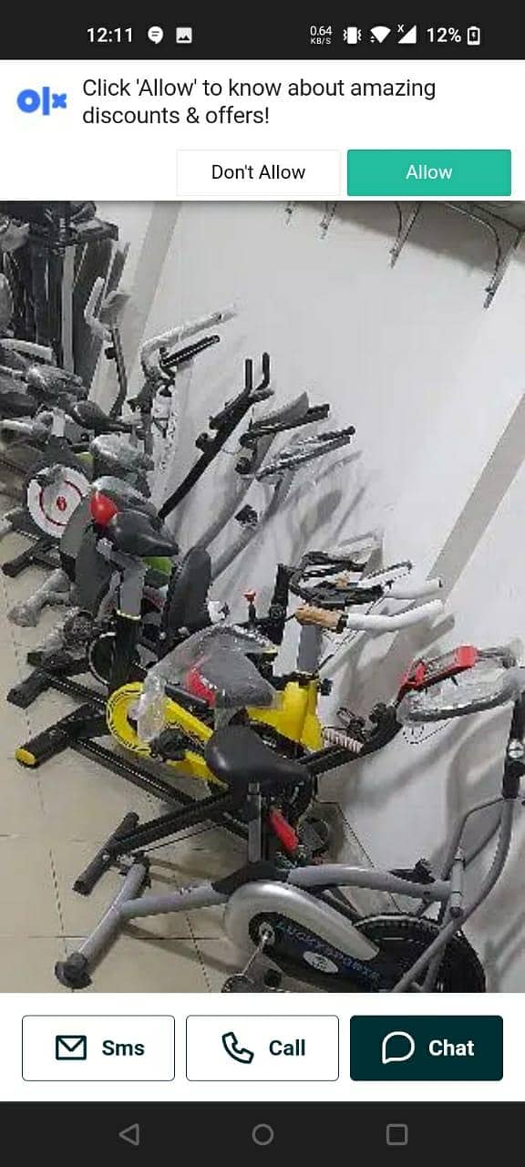 Cardio Exercise Cycle |Treadmill machine |Home gym Machine |Dumbbells

                                                            alt=