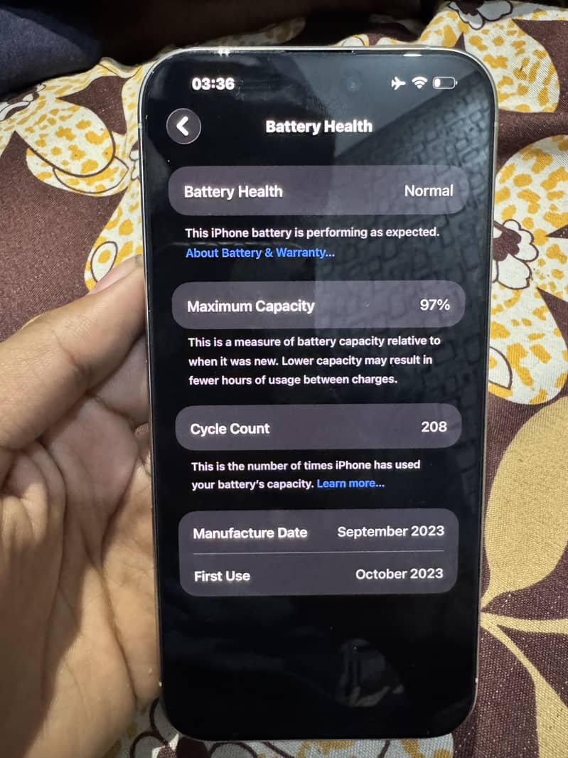 iPhone 15 pro max jv 256gb health 97 10 by 10 condition

                                                            alt=