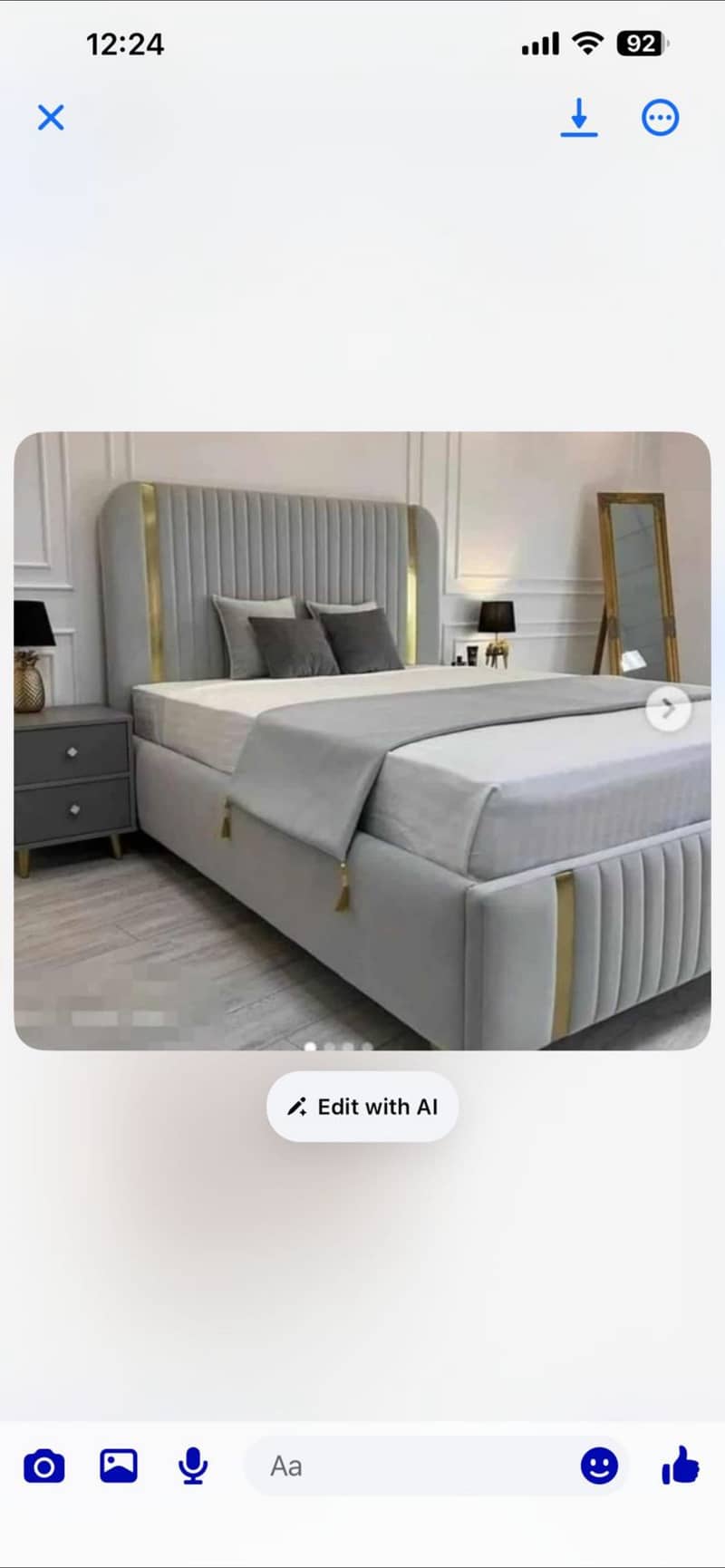 Bed Set//BedRoom Set(2 Side+Dressing Table & Mattress)//King Size Bed

                                                            alt=