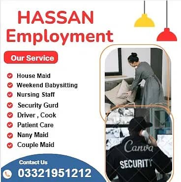 Maids / House Maids / cook / Nanny , chef / Baby Sitter maid available

                                                            alt=