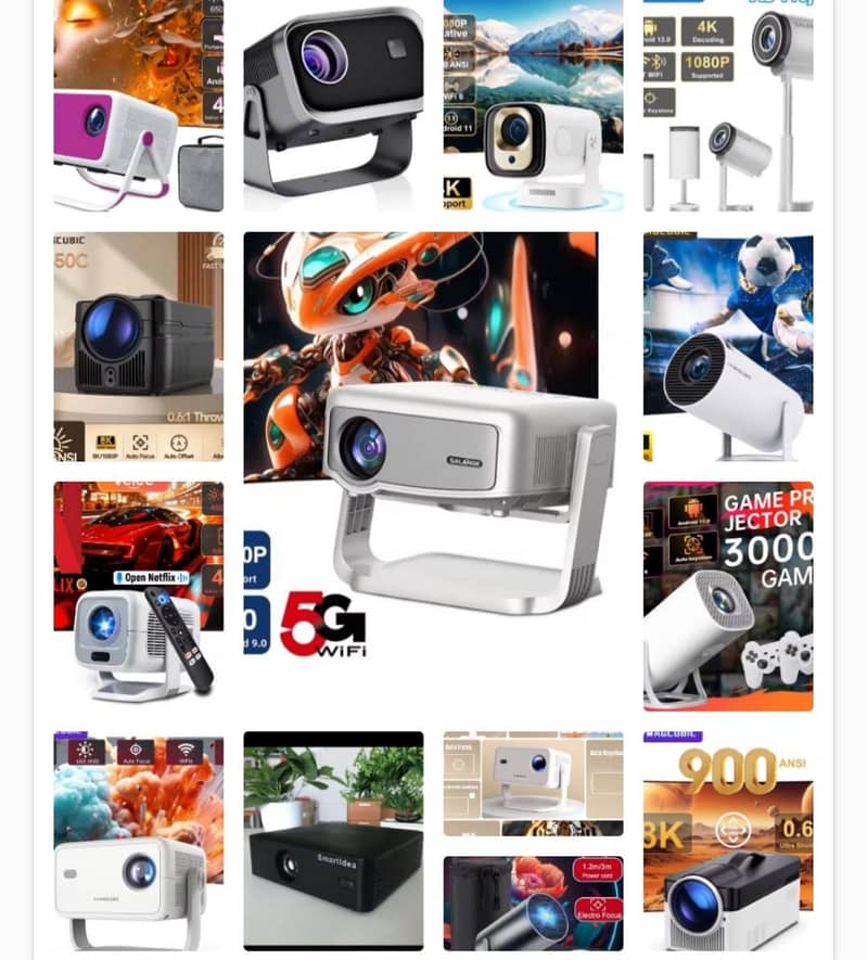 FULL HD 4k 4 ANDROID SMART PROJECTOR/MULTIMEDIA PROJECTOR/HOME CINEMA

                                                            alt=