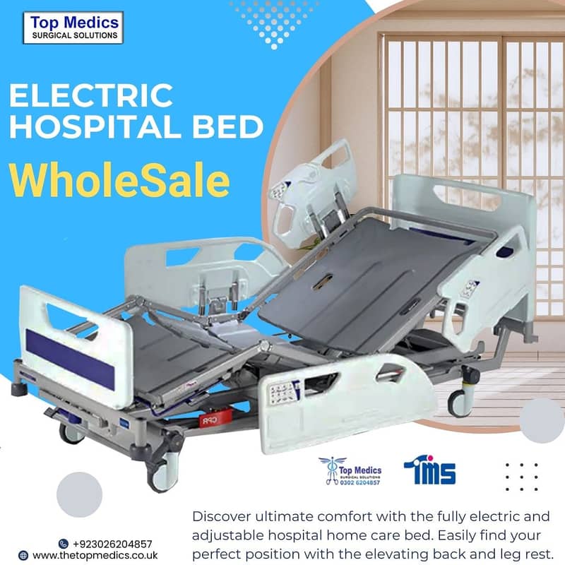 Electric Hospital Bed, ICU Bed, Surgical Bed Ward Bed, Patient Bed

                                                            alt=