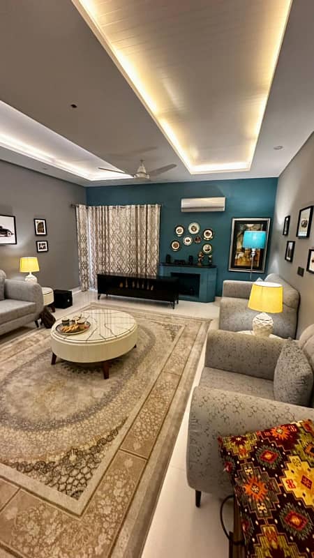 One Kanal Slightly Used Ultra Modern Designer Owner Build Fully Furnished Bungalow 15KV Solar Attached For Sale At Prime Location Of DHA Lahore Near To Park Masjid & Commercial Market

                                                            alt=