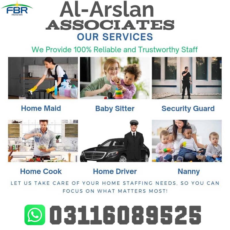 Maids / House Maids / Chef / House Cook / Baby Sitter maid available

                                                            alt=