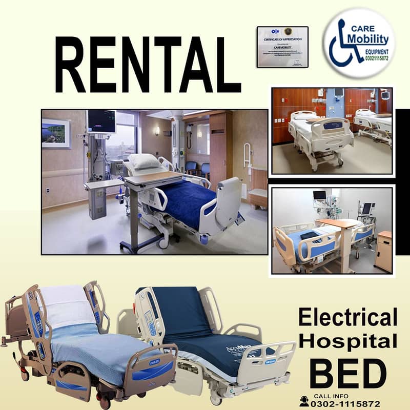 UK IMPORTED ICU motorized bed rental Electric bed Medical Bed for RENT

                                                            alt=