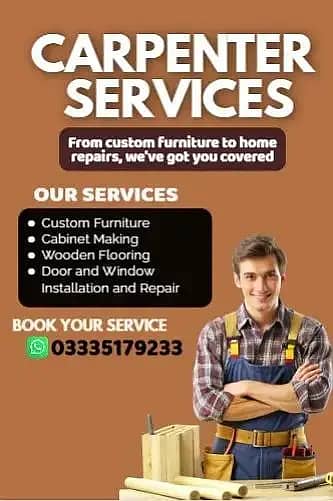 Carpenter Services | Door, Wardrobe, Kitchen & Furniture Repair

                                                            alt=