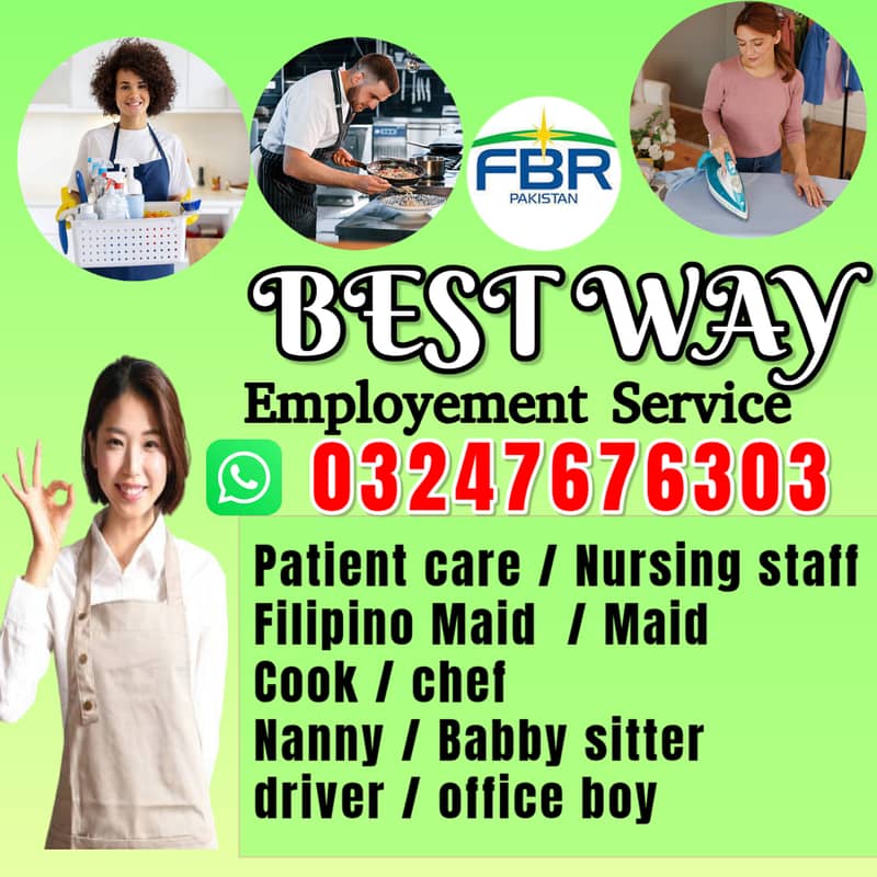 Maids / House Maids / cook / House chef / Baby Sitter maid available

                                                            alt=