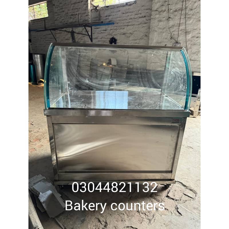 Counter New Bakery Counter Glass Counter Bakery Show Case

                                                            alt=