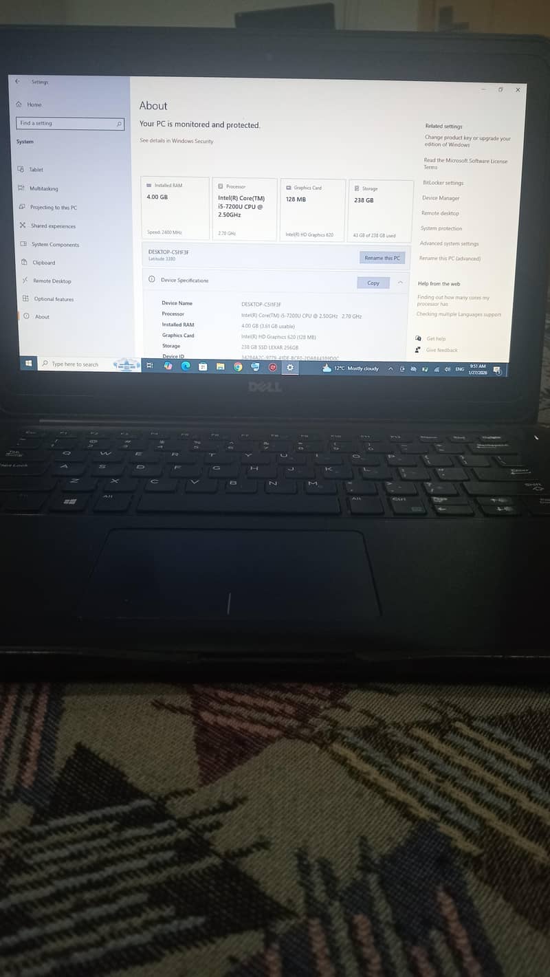 Dell Latitude 3380 Touch Display Corei5 7th Generation

                                                            alt=