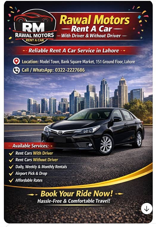 Rent a Car/Car Rental/Self Drive Rent a Car Without Driver Luxury Car.

                                                            alt=