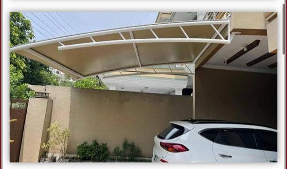 Wall mounted car shade / Canopy / Awnings shade / Pole parking porch

                                                            alt=