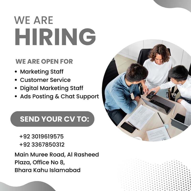 Facebook Marketplace Jobs in Bhara Kahu Only Male Required!!

                                                            alt=