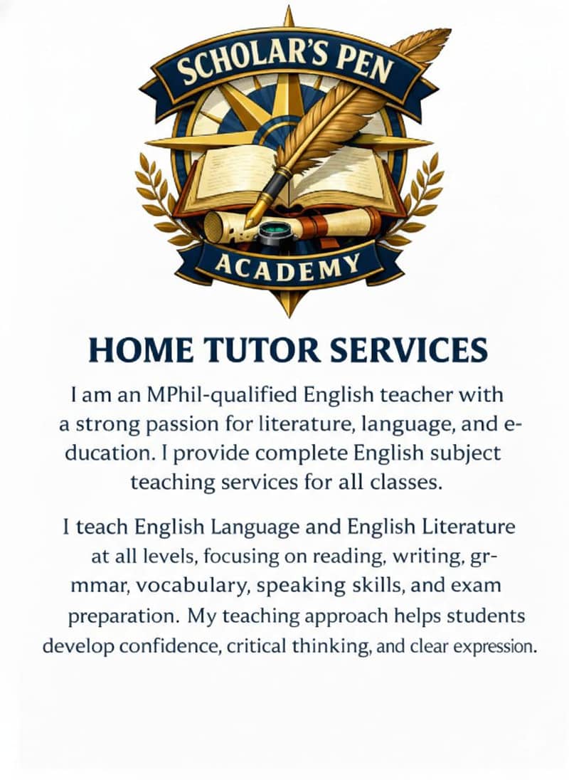 Home Tutor,Online Tutor,Home Tution,O/A Levels,IGCSE,KG,F. A,FSC,B. A,BS

                                                            alt=