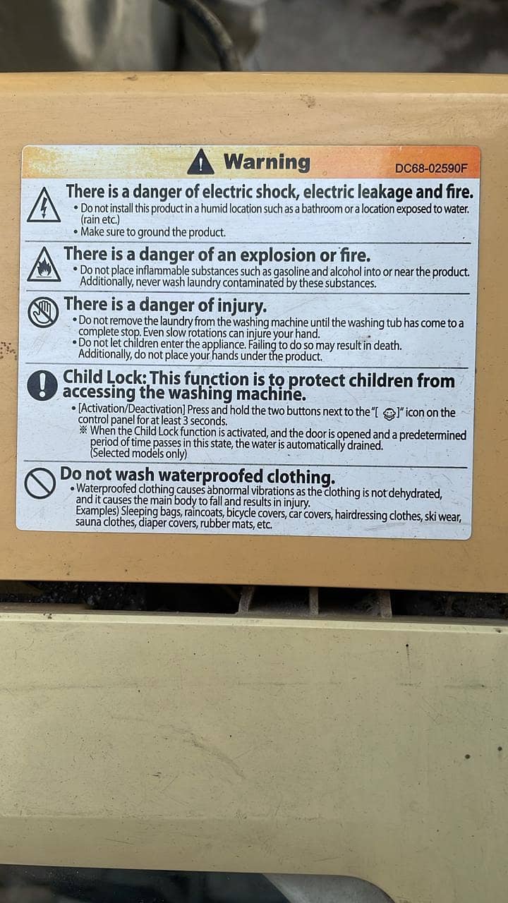 Samsung Automatic washing machine Thailand making

                                                            alt=