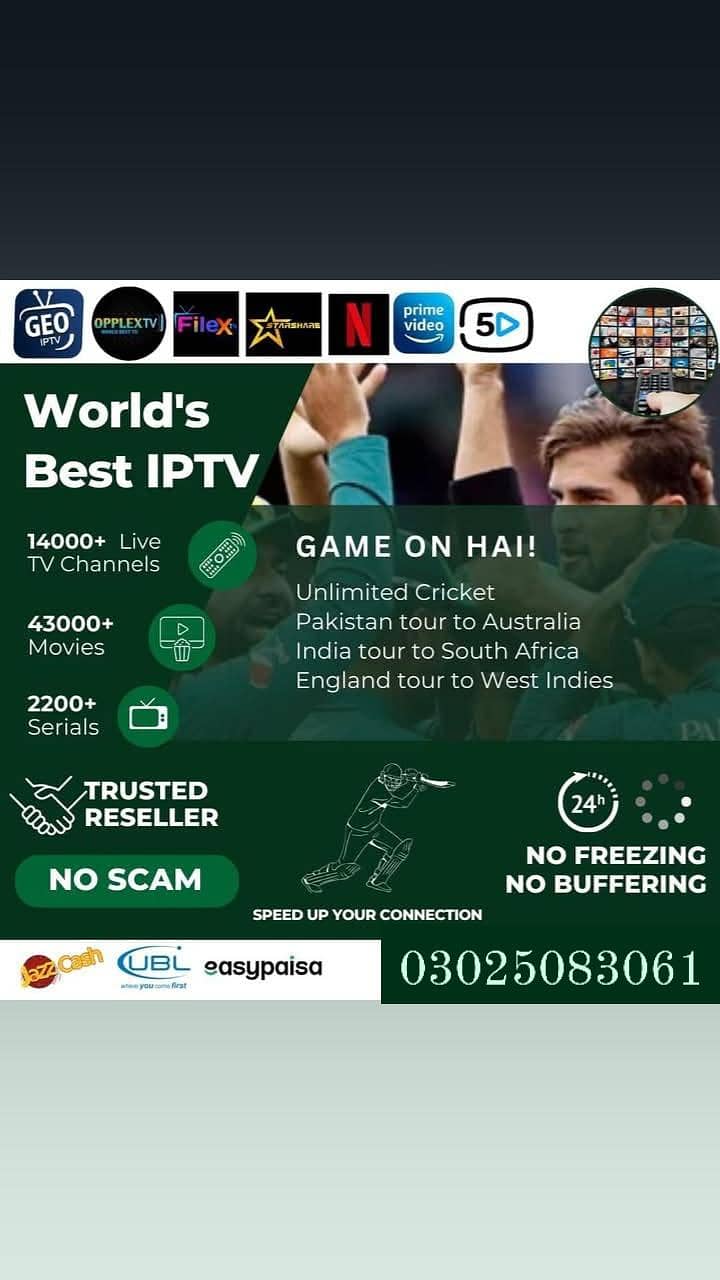 No1 & BEST iptv B1G iptv 03025083061 free trail

                                                            alt=