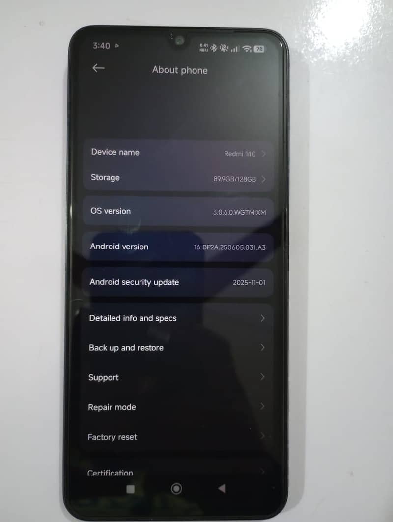 Redmi 14c 6+6gb 128gb officail approved

                                                            alt=