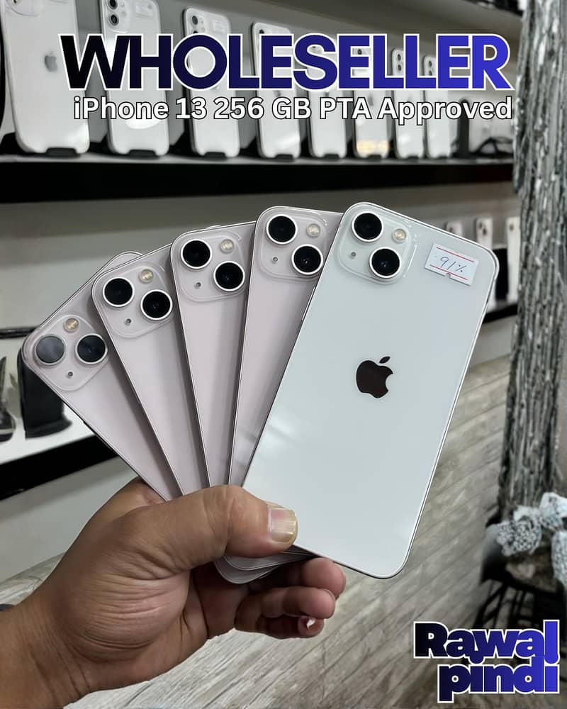 iPhone 13 256GB PTA Approved Wholesale Rate

                                                            alt=