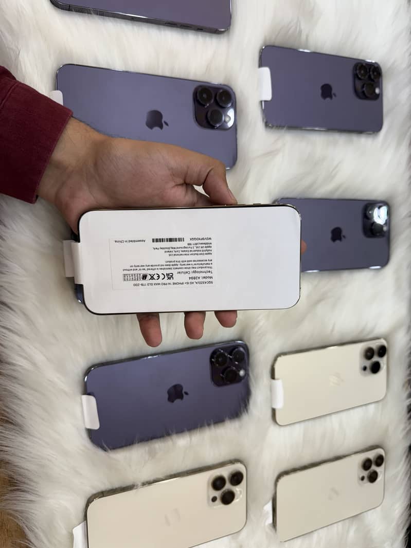 iPhone 14 Pro Max 1TB PTA Proved Non active Zero Cycle Brand New

                                                            alt=