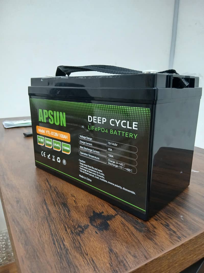 Lithium ion 12.8v/100A Battery/ APSUN Lithium Battery

                                                            alt=