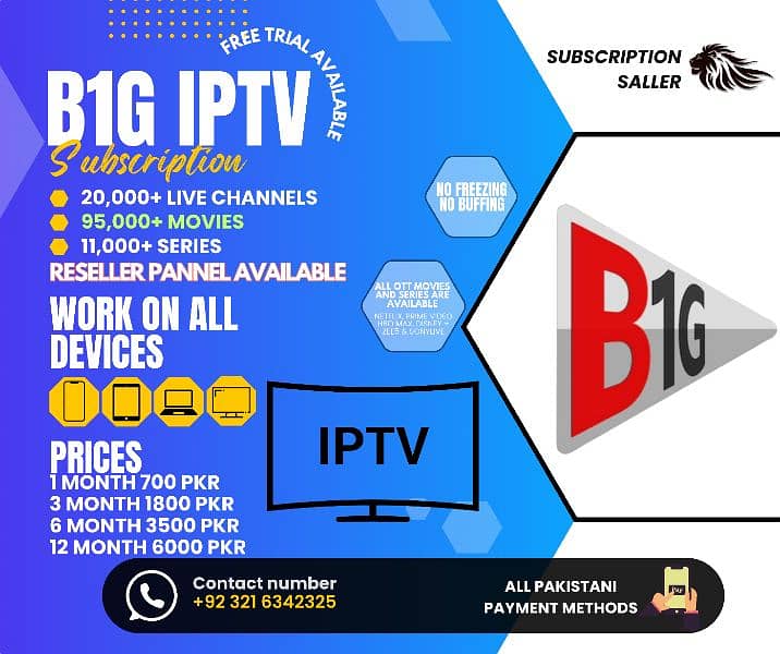 Opplex IPTV , Mega, Geo, B1G, Starshare, Crystal, Dino, 5G IPTV

                                                            alt=
