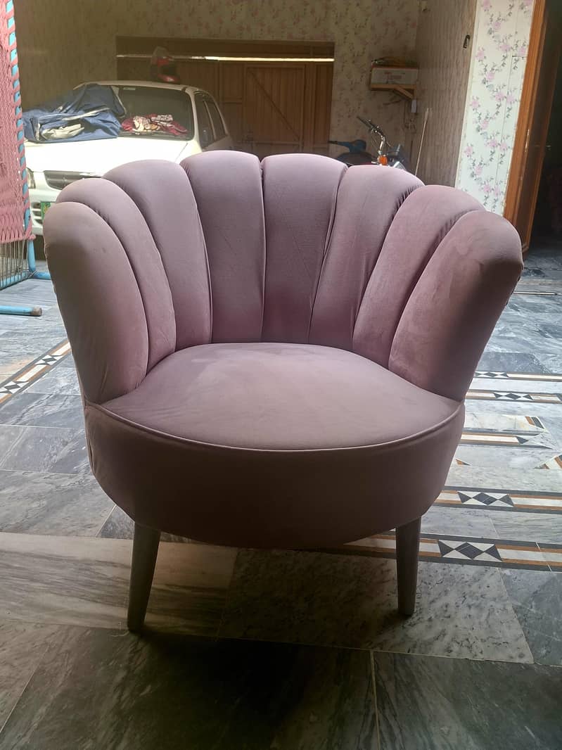 2 room chairs light pink velvet poshish

                                                            alt=