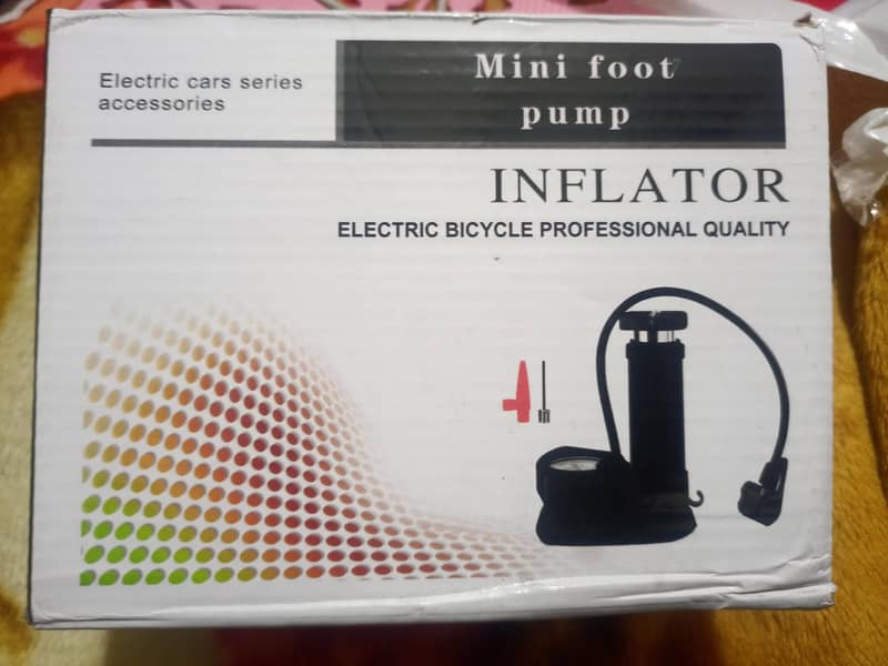 mini foot pump with guage for tires

                                                            alt=