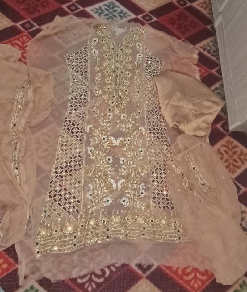 Elegant Gold/Skin Party Wear (New)

                                                            alt=