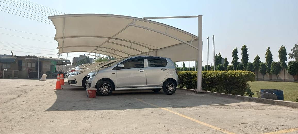Best Dome Parking, Commercial shade, Wall mounted, Tensile Car roofs

                                                            alt=