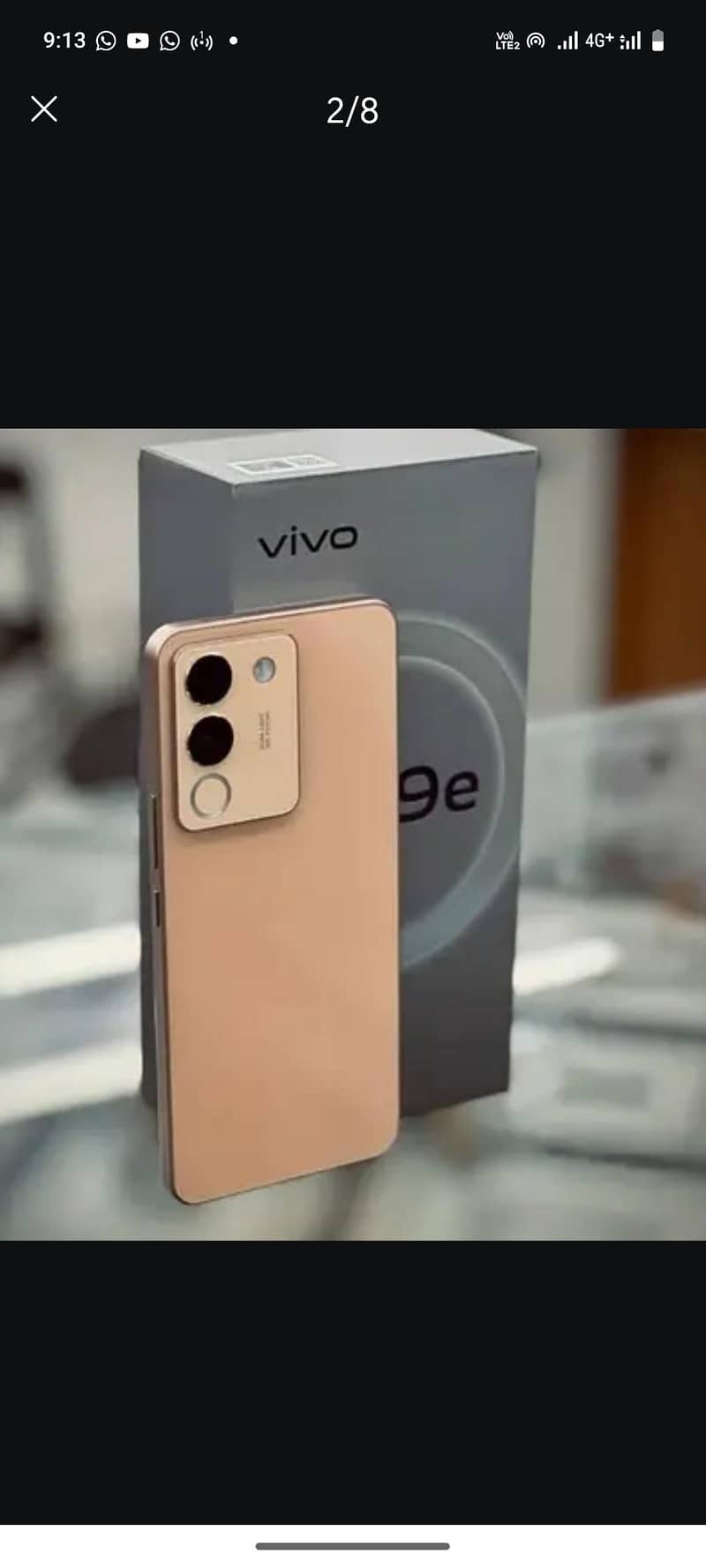 Vivo V29e 5g 256Gb full box 10/10.64mp camera

                                                            alt=