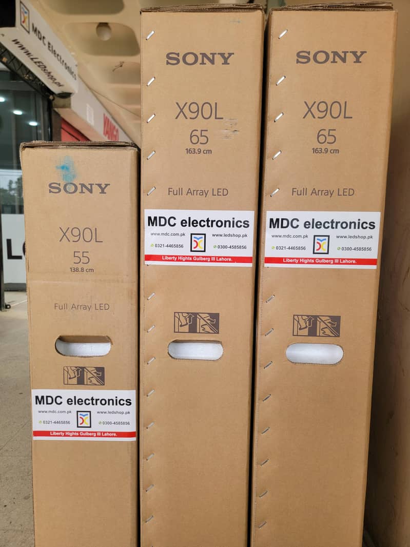 Sony Bravia Full-Array LED X90L 55" and 65" Available

                                                            alt=